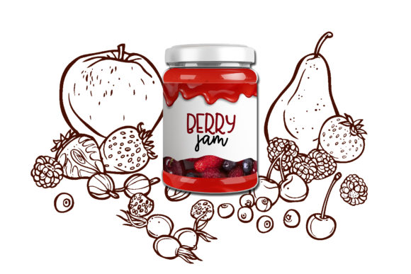Jelly Berry Font PNG with transparent background - Preview 4