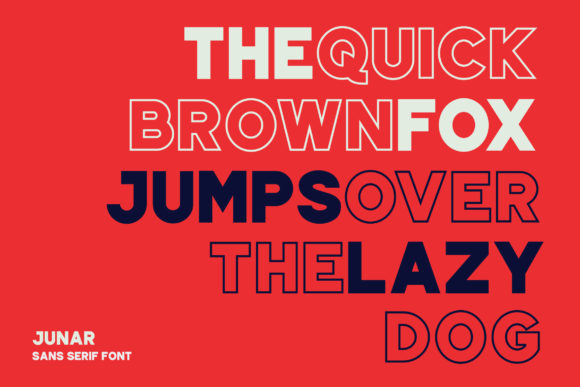 Junar Font PNG with transparent background - Preview 1