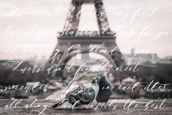 Just Married Duo Font font preview - 5