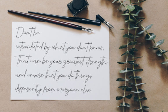 Justwinch Signature Font PNG with transparent background - Preview 3
