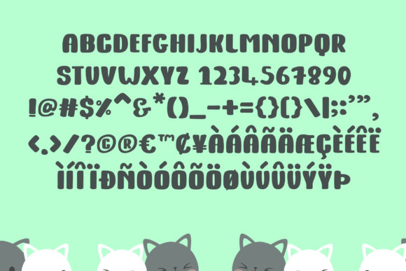 Kitty Fat Font - Preview 3