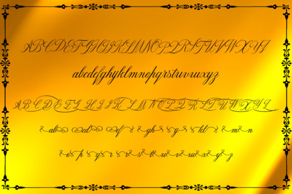 Lagendary Font PNG with transparent background - Preview 4