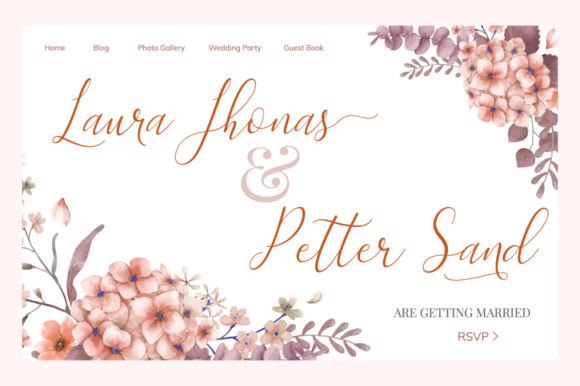 Lieselotte Script Font PNG with transparent background - Preview 3