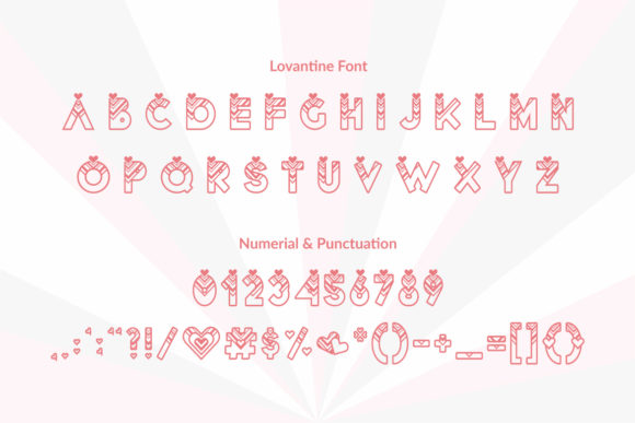 Lovantine Font PNG with transparent background - Preview 1