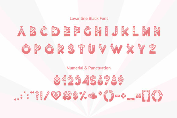 Lovantine Font PNG with transparent background - Preview 2