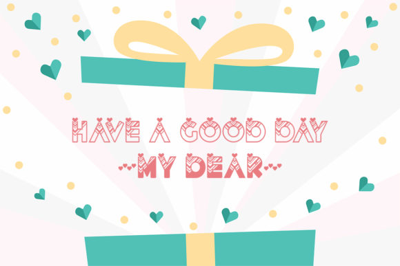 Lovantine Font PNG with transparent background - Preview 3