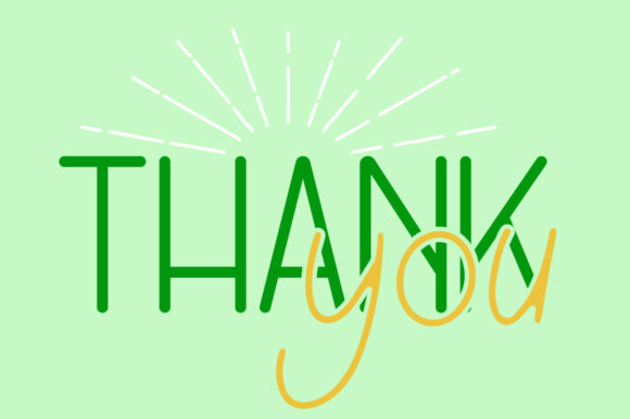 Lucky Green Duo Font PNG with transparent background - Preview 6