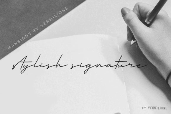 Mansions Font PNG with transparent background - Preview 1