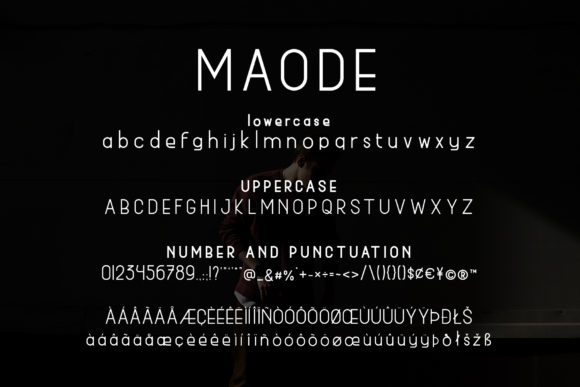 Maode Family Font PNG with transparent background - Preview 6