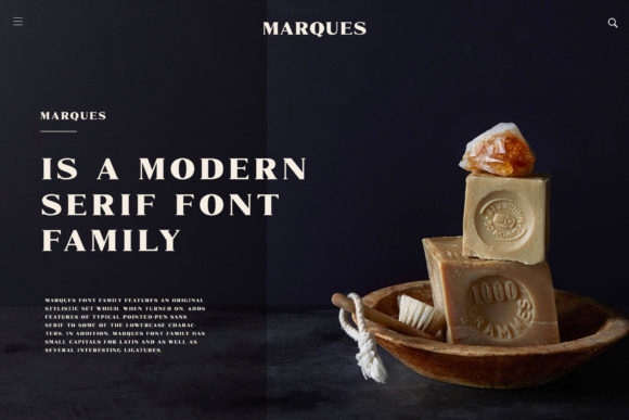 Marques Family Font PNG with transparent background - Preview 1