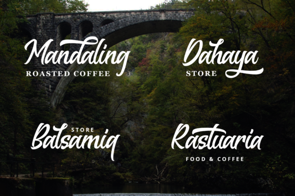 Melantune Font PNG with transparent background - Preview 3