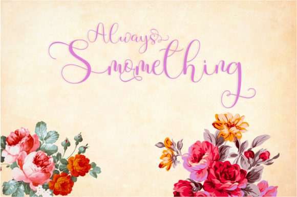 Mellysa Font PNG with transparent background - Preview 3