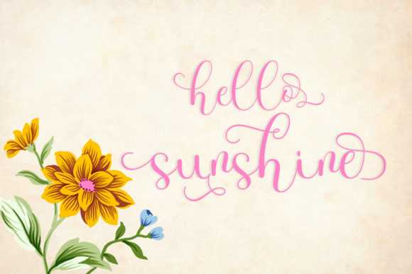 Mellysa Font PNG with transparent background - Preview 4