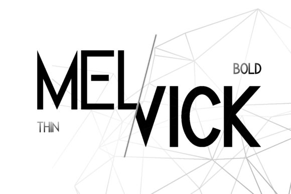 Melvick Family Font PNG with transparent background - Preview 1