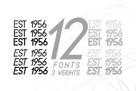 Melvick Family Font PNG with transparent background - Preview 6