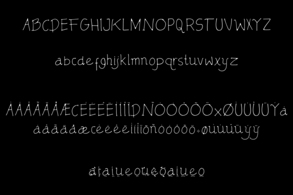 Mendowan Family Font PNG with transparent background - Preview 6
