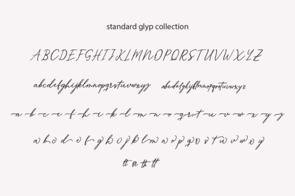 Merrxi Script Font PNG with transparent background - Preview 5