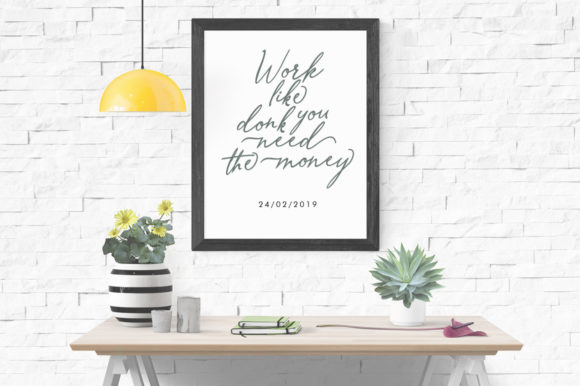 Merrxi Script Font PNG with transparent background - Preview 6
