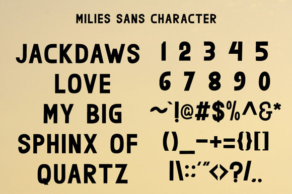 Milies Duo Font PNG with transparent background - Preview 4