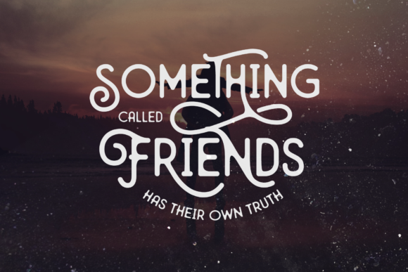 Mirandah Family Font PNG with transparent background - Preview 4