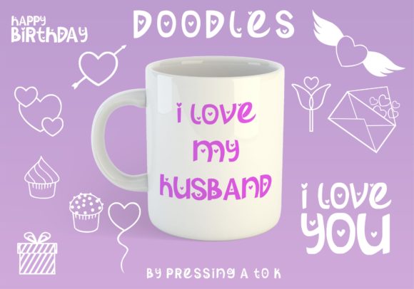 Morning Lovening Font PNG with transparent background - Preview 2