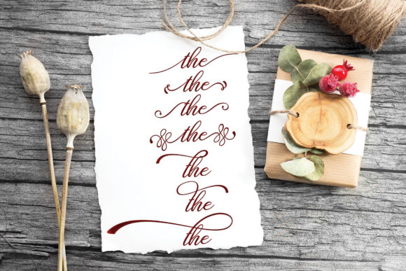 Mountain Script Font PNG with transparent background - Preview 1