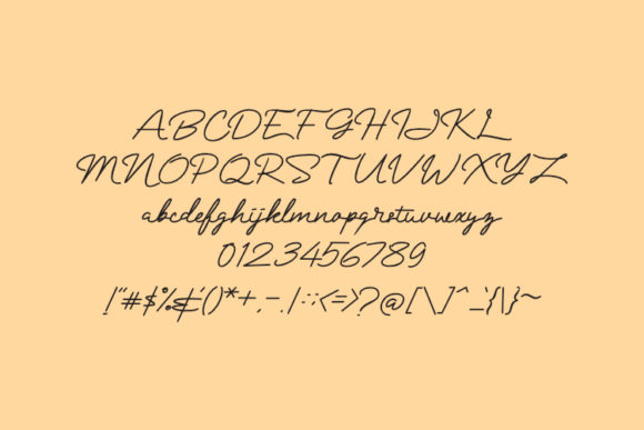 Mranggens Font PNG with transparent background - Preview 4