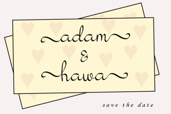My Mecca Font PNG with transparent background - Preview 2