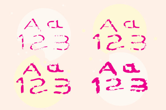 Nibble Font PNG with transparent background - Preview 2