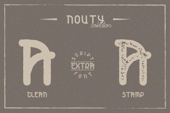 Nouty Font PNG with transparent background - Preview 1