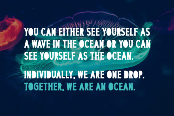 Ocean Paradise 2 Font PNG with transparent background - Preview 2