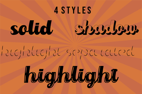 Orectic Script Font PNG with transparent background - Preview 1