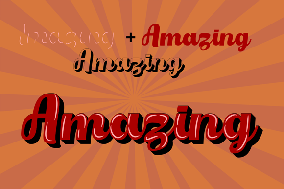 Orectic Script Font PNG with transparent background - Preview 2