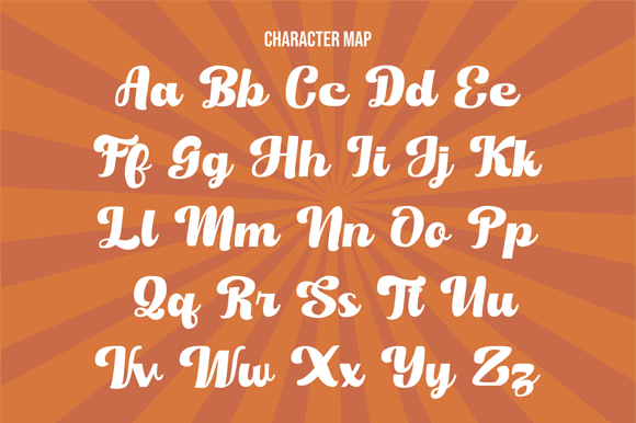Orectic Script Font PNG with transparent background - Preview 3