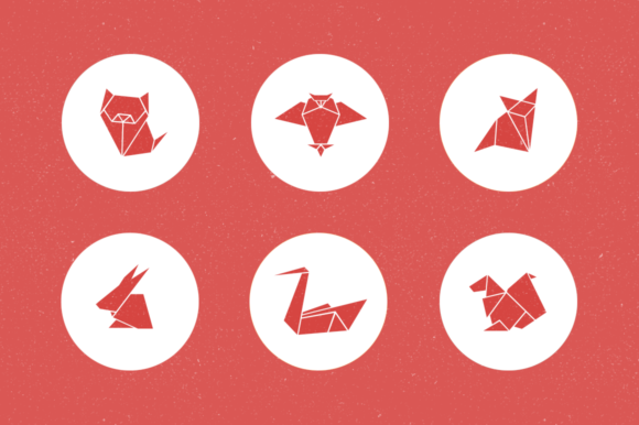Origami Bats Font PNG with transparent background - Preview 2