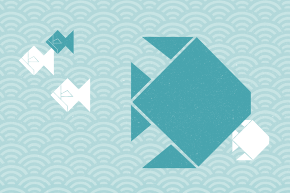 Origami Bats Font PNG with transparent background - Preview 3
