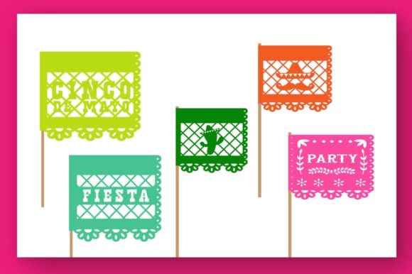 Papercut Blocks Font PNG with transparent background - Preview 2