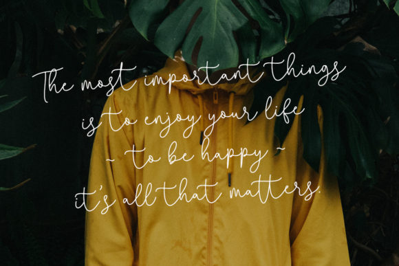 Questa Whitte Script Font PNG with transparent background - Preview 4