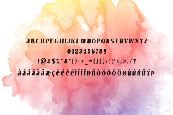 Realizer Font PNG with transparent background - Preview 4