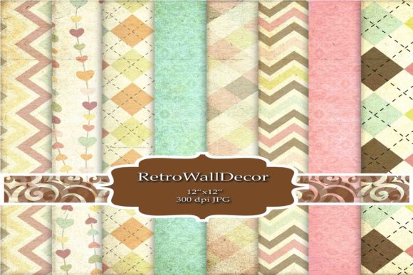 Magnolia Digital Paper Graphic by retrowalldecor · Creative Fabrica