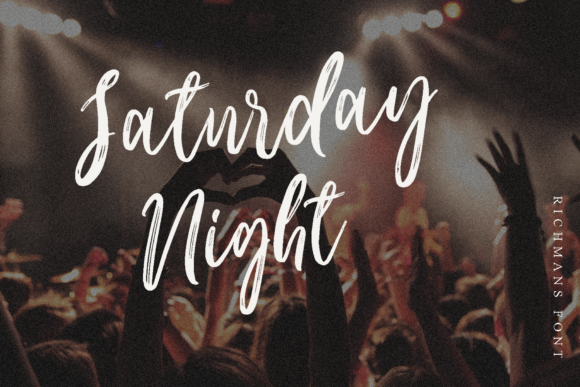Richmans Font PNG with transparent background - Preview 4