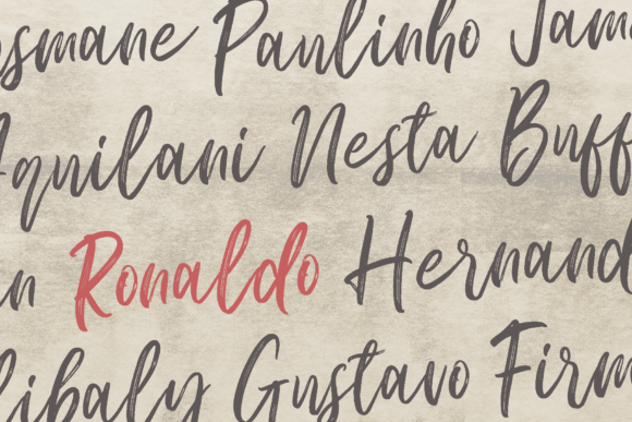 Richmans Font PNG with transparent background - Preview 5