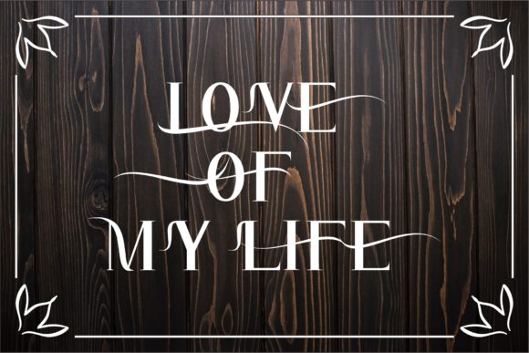 Romantice Font PNG with transparent background - Preview 3