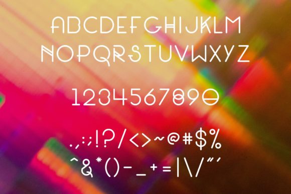 Roundy Uppercases Font PNG with transparent background - Preview 3