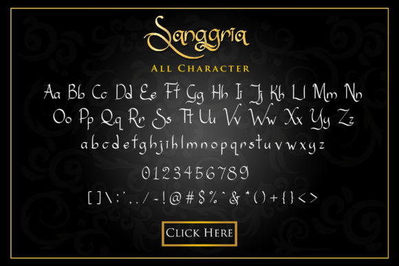 Sanggria Font font preview - 1