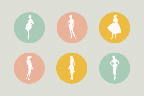 Sewing Patterns 3 Font PNG with transparent background - Preview 1