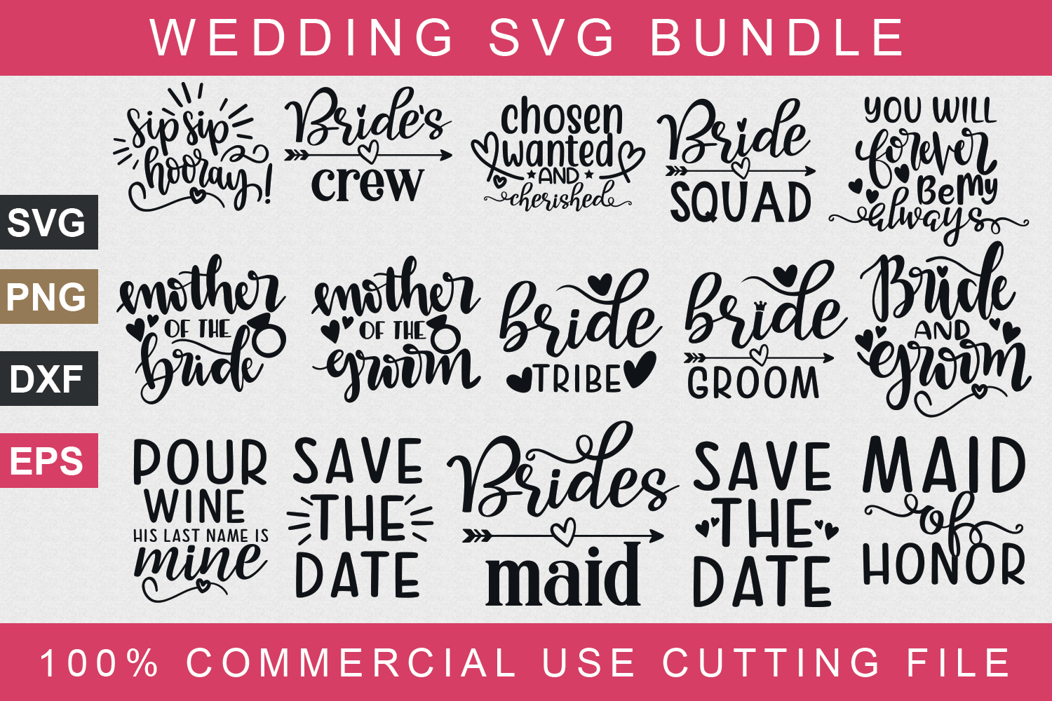 Wedding Bundle Graphic by Graphics queen · Creative Fabrica