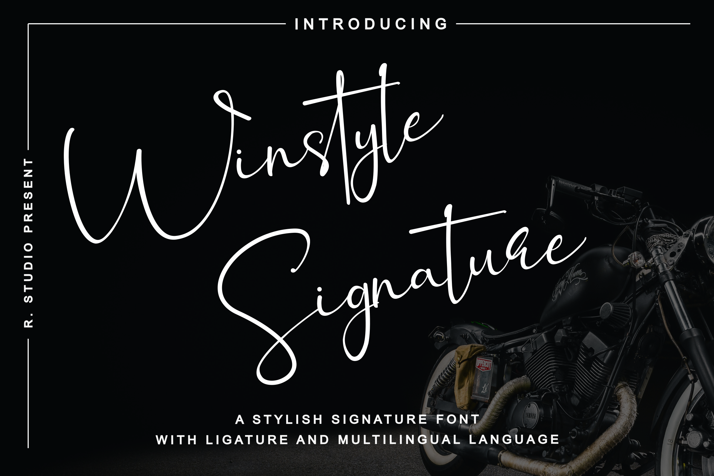 Winstyle Signature preview - bold modern signature-style script