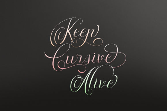 Morden Script Font PNG with transparent background - Preview 3