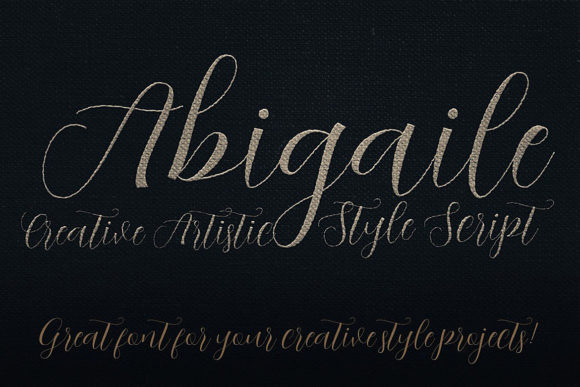 Abigaile Script Font - Preview 3